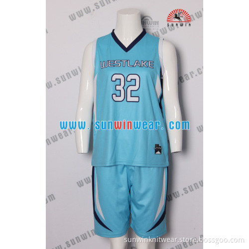2017 OEM Fashionable Sublimation basketball jersey uniform design